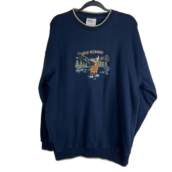 Vintage Wild Outdoors Crewneck Size L - Picture 1 of 8